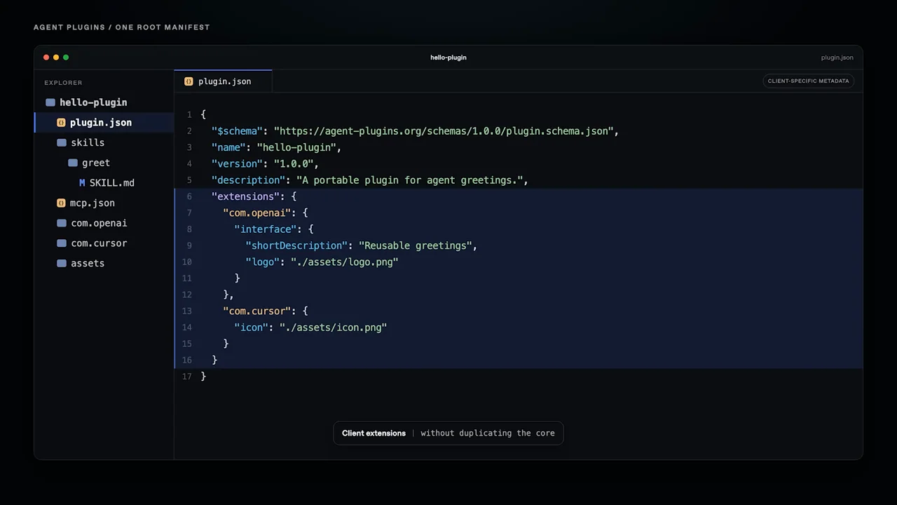 Representative frame from Introducing Agent Plugins