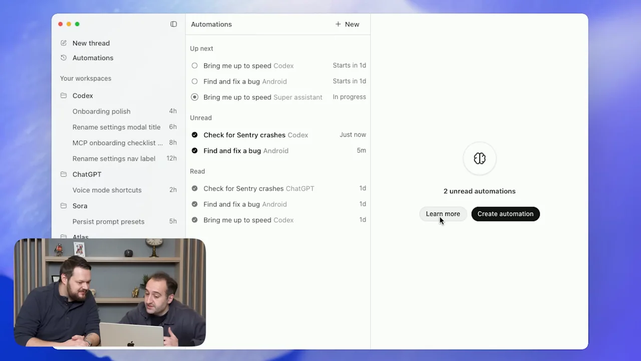 Representative frame from How designers prototype using the Codex app and Figma