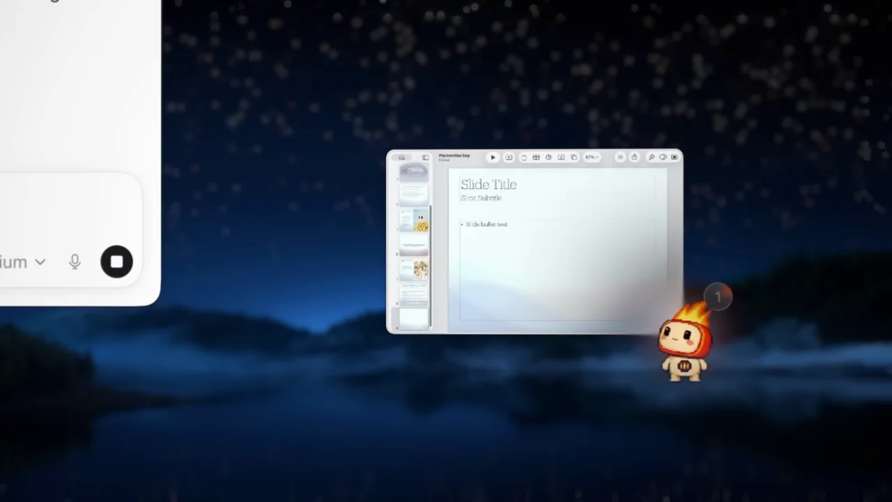 Representative frame from ChatGPT Computer Use: Now faster with Live Picture-in-Picture