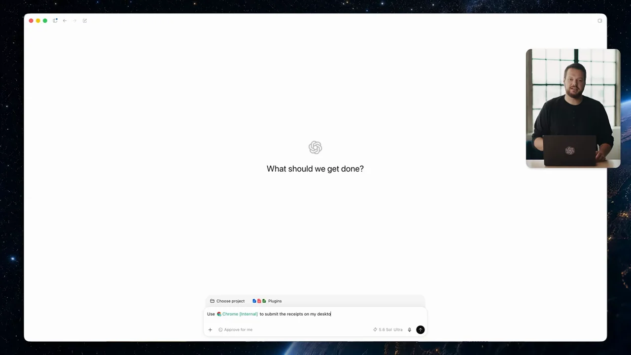The app returns to a fresh composer for another task.