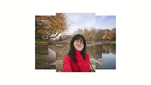Portrait over landscape