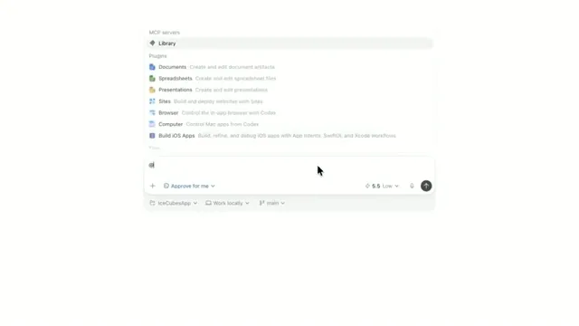 List above input