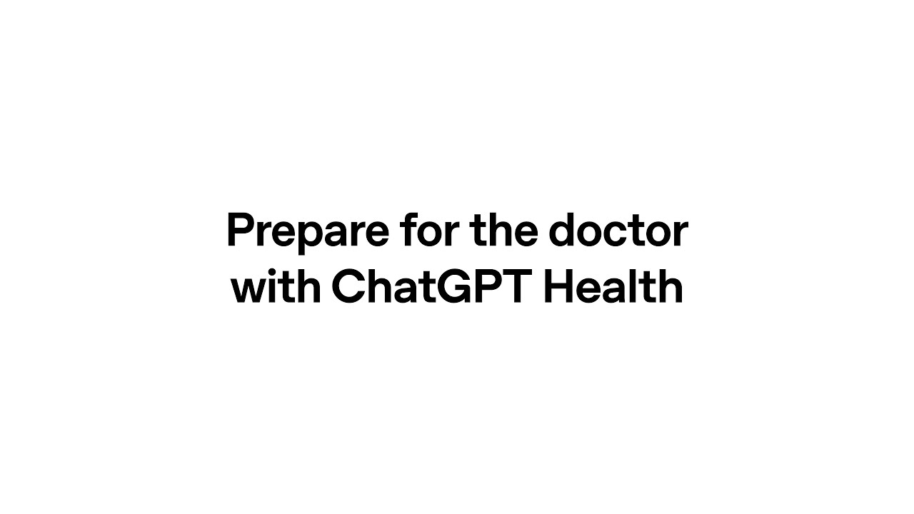 Preparing for a doctor’s appointment with ChatGPT — original channel thumbnail