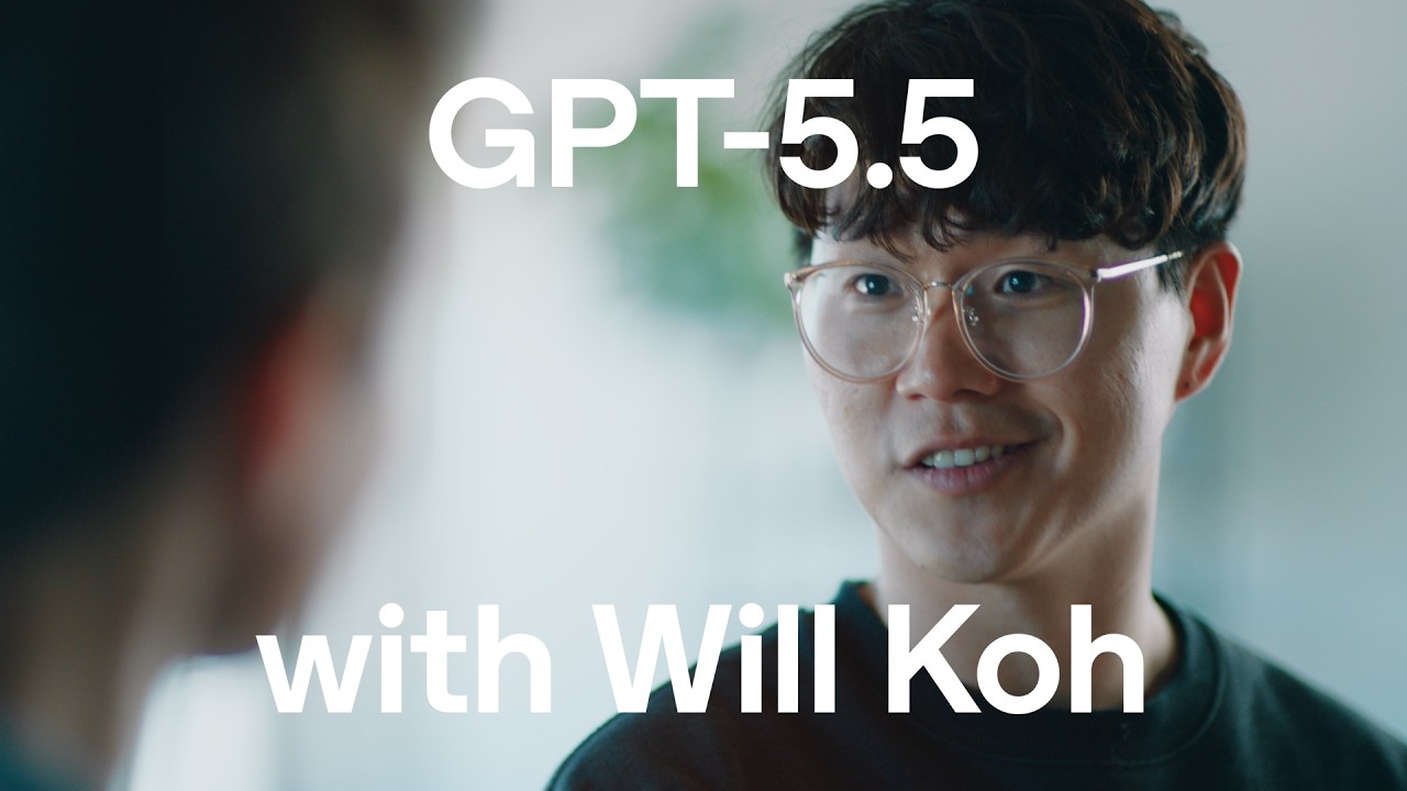 First impressions of GPT-5.5 from Will Koh — original channel thumbnail
