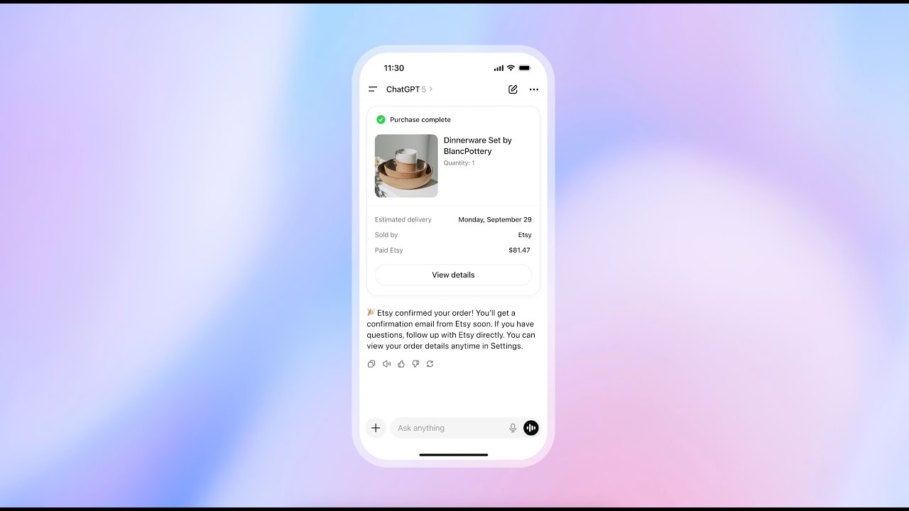 Buy it in ChatGPT: Instant Checkout and the Agentic Commerce Protocol — original channel thumbnail