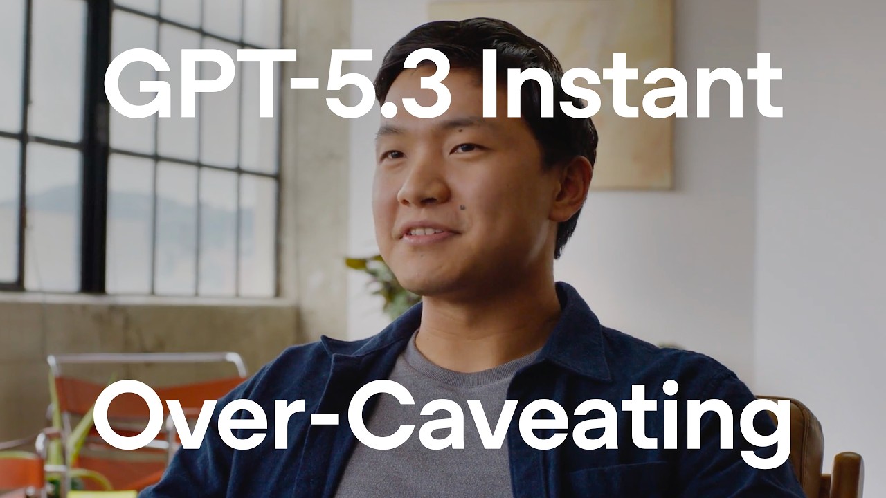 Reducing Overcaveating in GPT-5.3 Instant — original channel thumbnail
