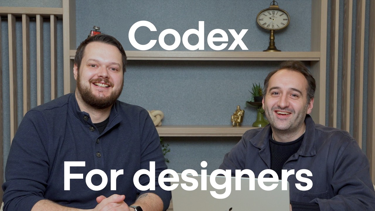 How designers prototype using the Codex app and Figma — original channel thumbnail