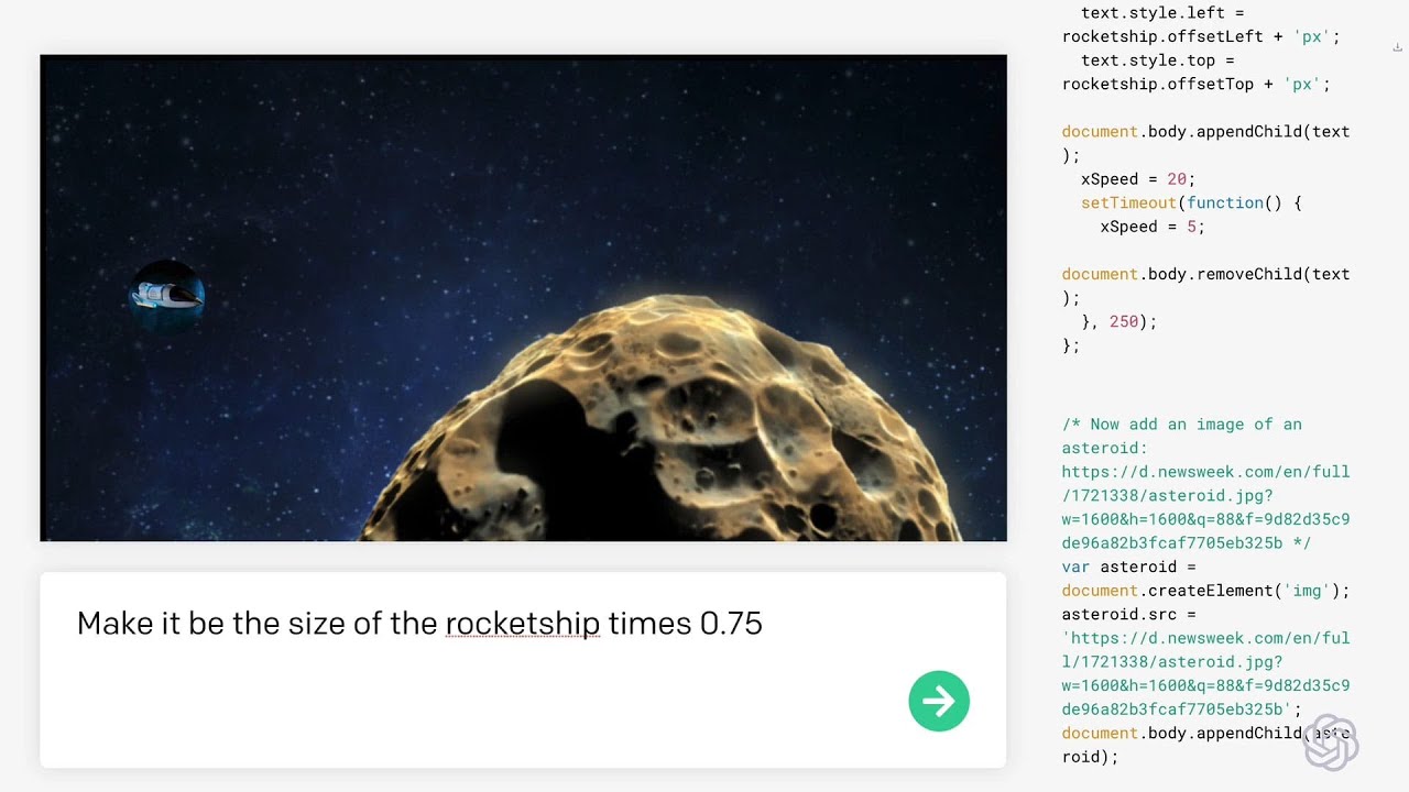 Creating a Space Game with OpenAI Codex — original channel thumbnail