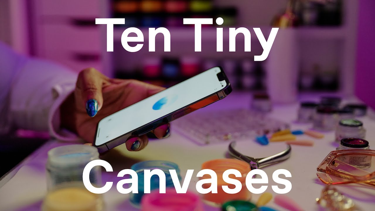 Ten tiny canvases — original channel thumbnail
