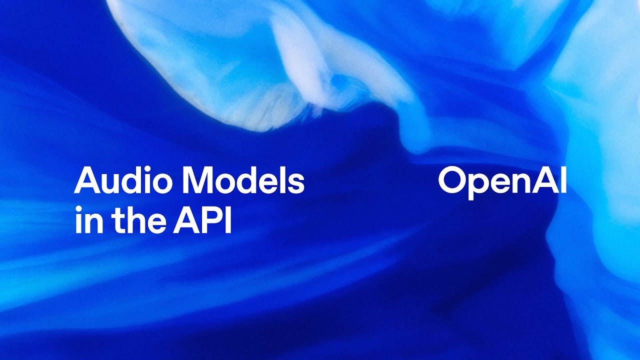 Audio Models in the API — original channel thumbnail