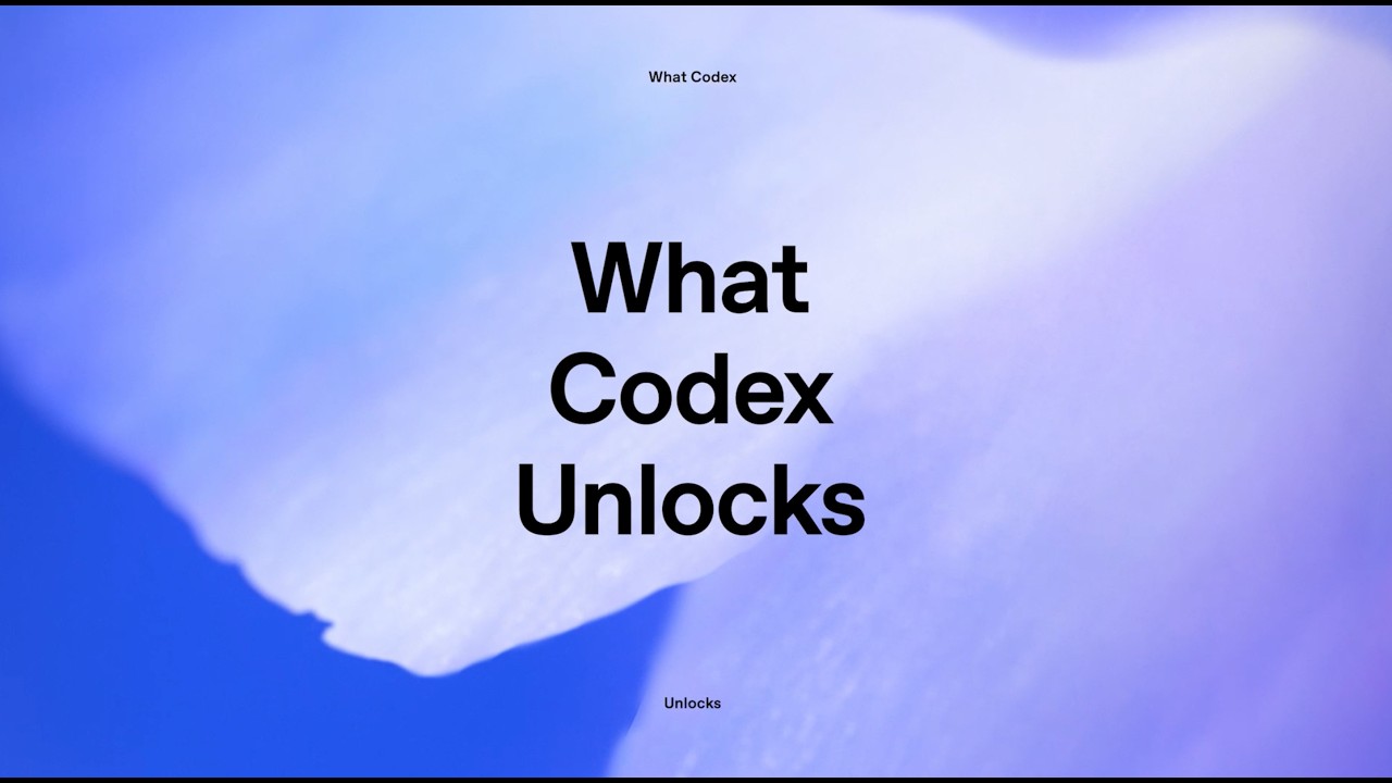 What Codex Unlocks for Braintrust — original channel thumbnail