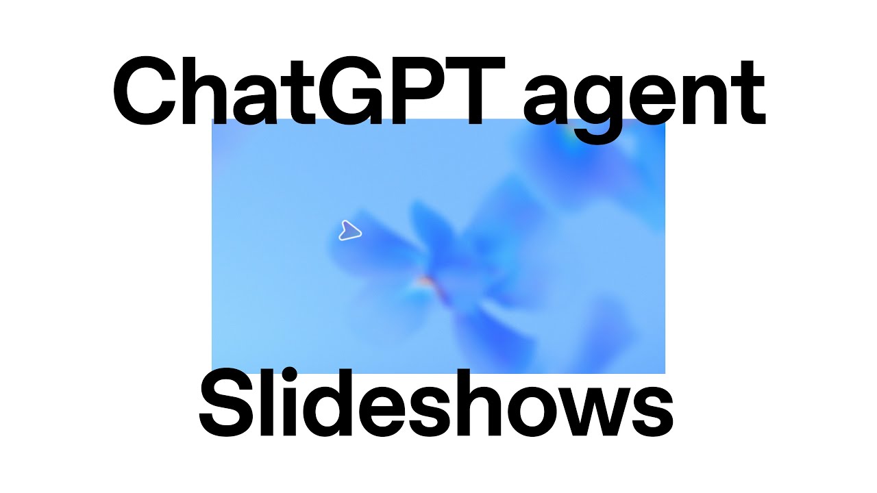 ChatGPT agent Makes Slideshows — original channel thumbnail