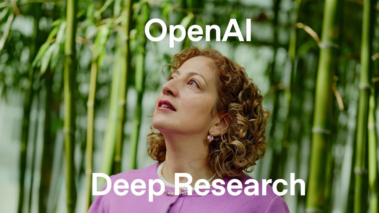 OpenAI deep research in practice. — original channel thumbnail